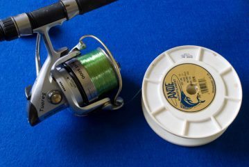 Perfect Spooling a reel backing added