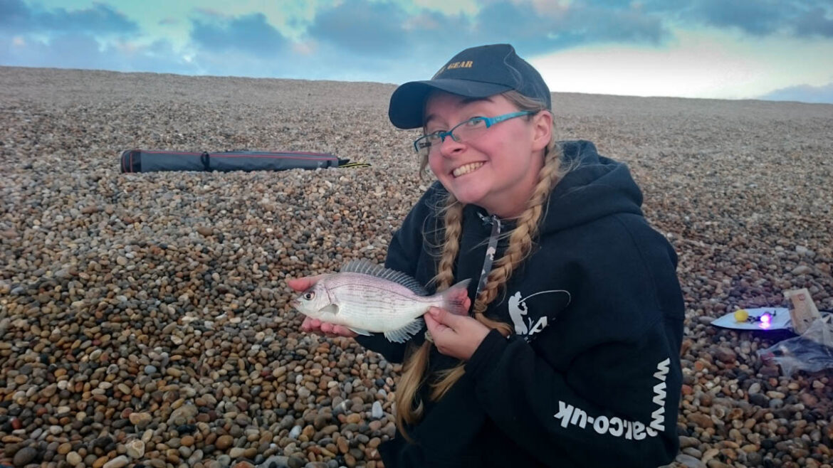 Kimberley with a bream