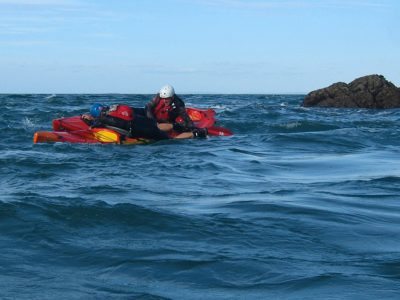 LRF HRF kayak fishing in Jersey capsize rescue