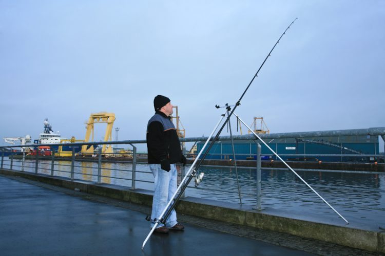 Fisheagle Super Deluxe Match Tripod on the pier