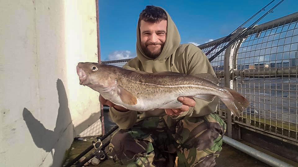 Dave with a codling