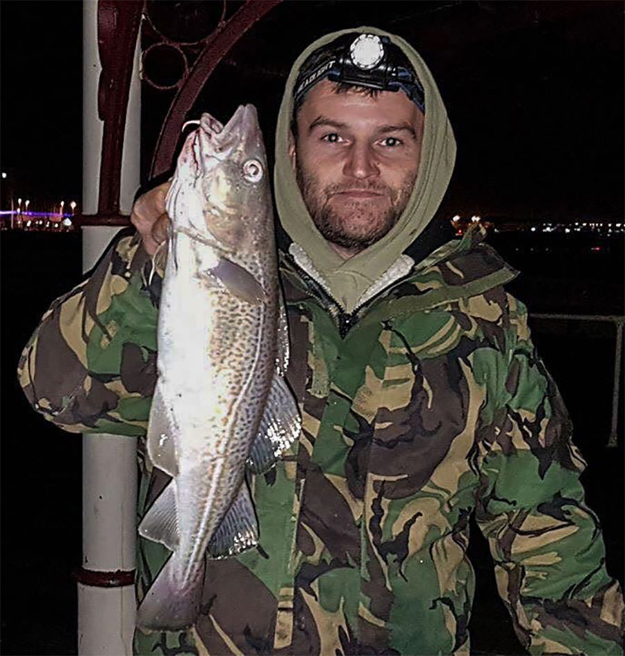 Dave with a codling