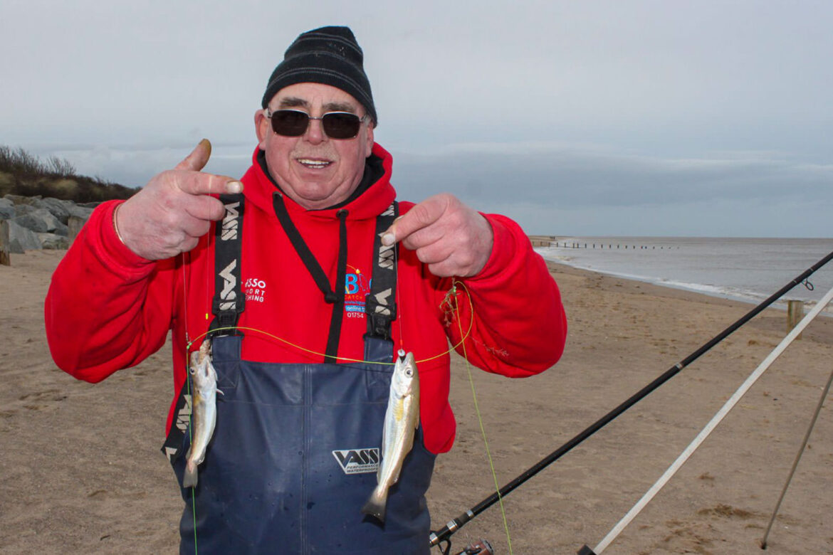 Dave Burr with whiting