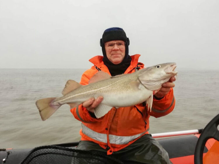 Blackpool Boat Angling Club member Wayne Forshaw with a nice 7lb cod