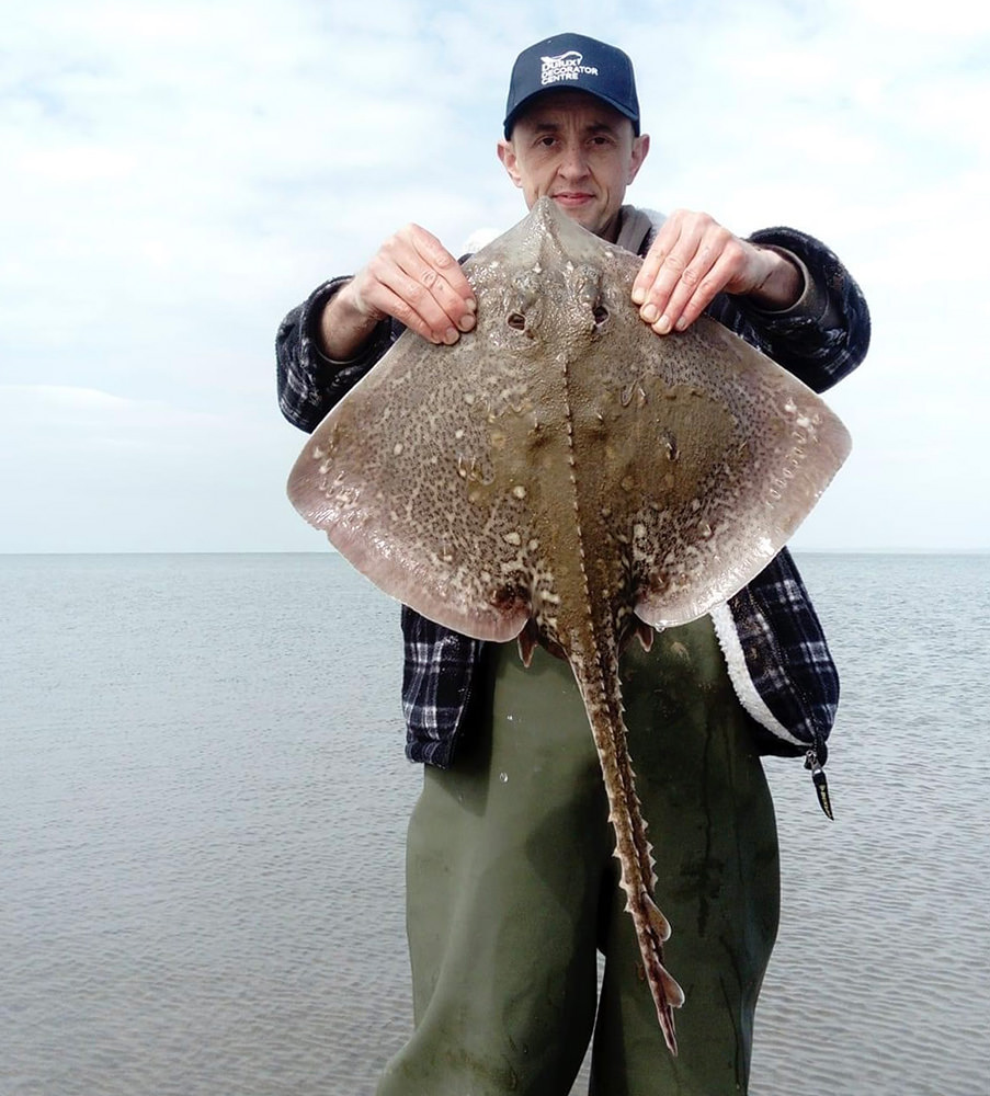 Lee Thornton with his ray
