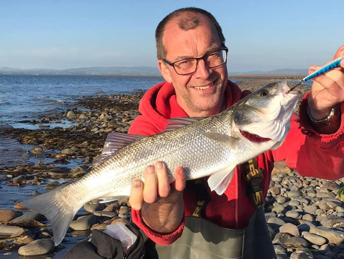 Dave with a lure caught bass
