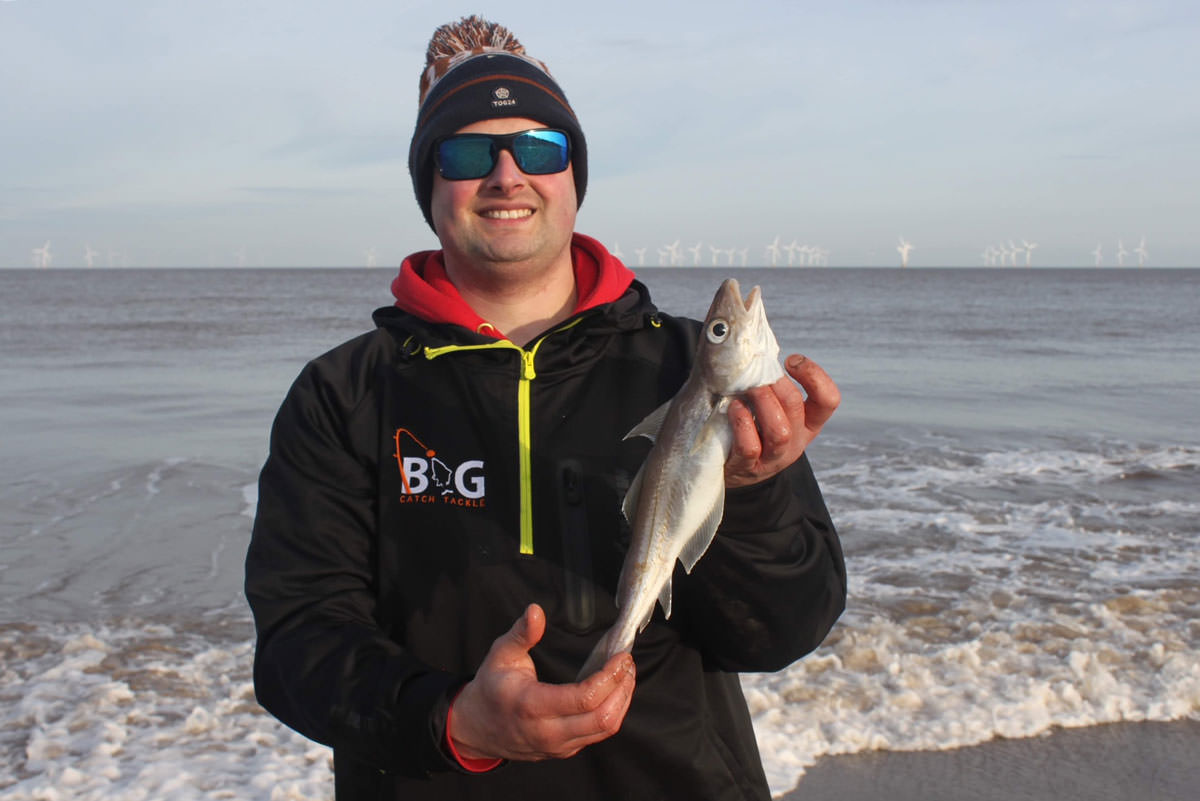 Match winner Dan Jackson with a whiting