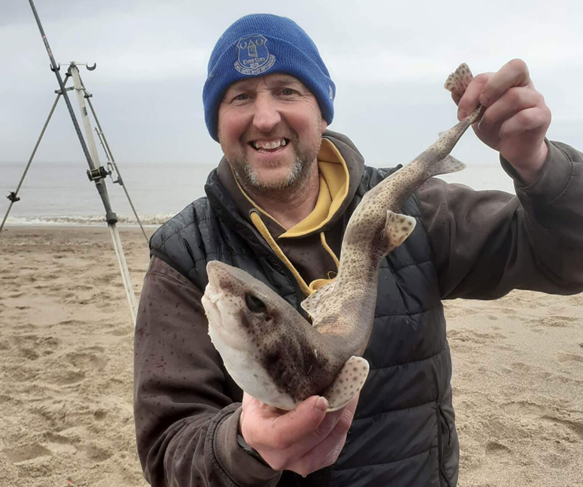 Adie Cooper with a decent dogfish