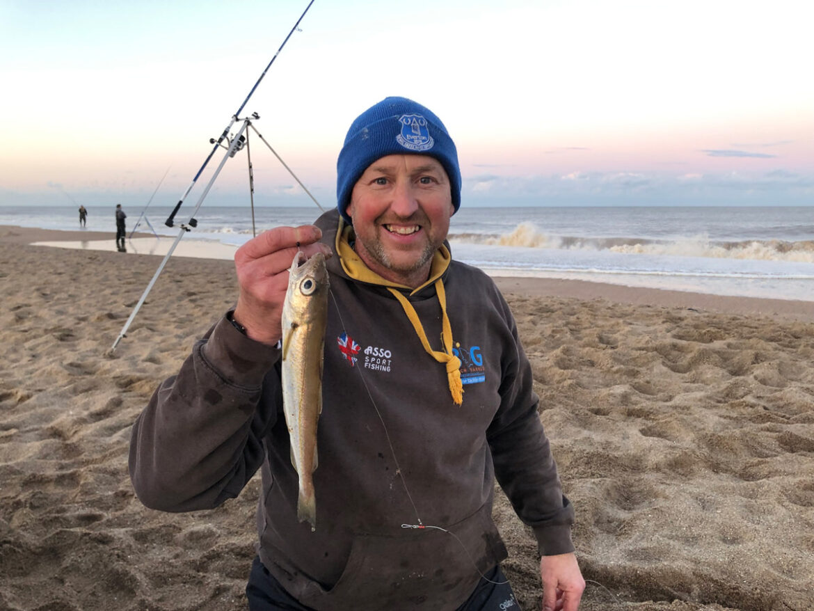 Match winner Adie Cooper with one of his 33 fish for 996cm