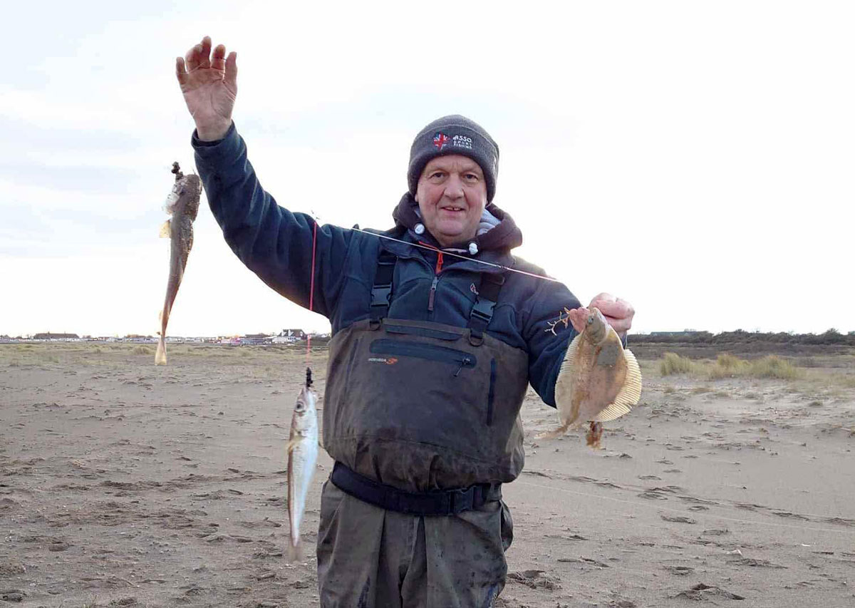 Karl Nangle struggled with a weedy peg and finished in third with 24 fish for 736cm