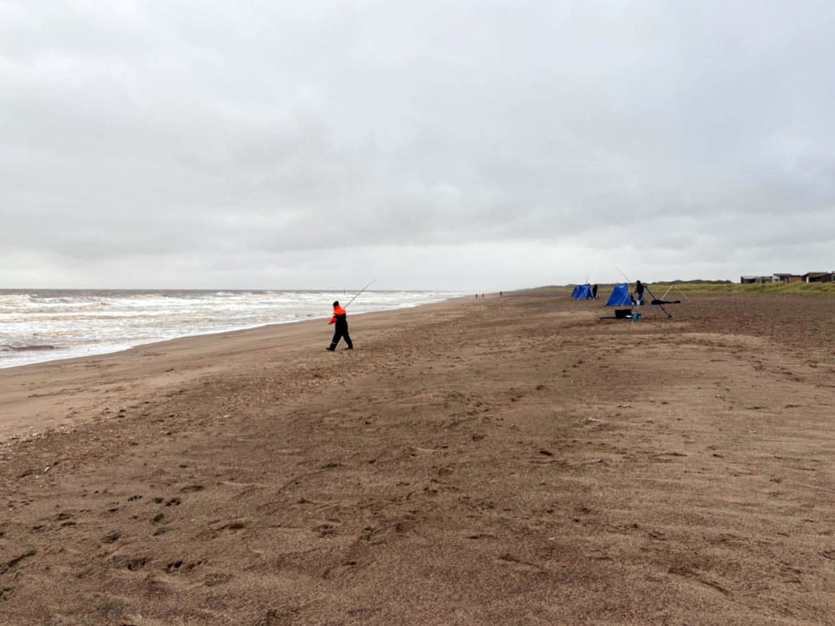 The match stretch looking South