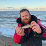 Kurt Whitelaw with a whiting Kurt Whitelaw with a whiting