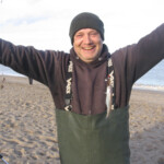 Ian narrowly lost out to Mark for the best smile prize, but still looking happy with his 14cm pin whiting Ian narrowly lost out to Mark for the best smile prize, but still looking happy with his 14cm pin whiting