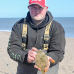Lee Smith with the longest flatfish and fourth place Lee Smith with the longest flatfish and fourth place