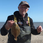 Match organiser Russell Parsons with a dab Match organiser Russell Parsons with a dab