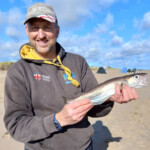 Species Hunt winner Adie Cooper with the longest round fish - a 39cm (1lb 2oz) whiting Species Hunt winner Adie Cooper with the longest round fish - a 39cm (1lb 2oz) whiting