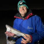 Match winner Dan Jackson with one whiting out of a winning length of 801cm Match winner Dan Jackson with one whiting out of a winning length of 801cm