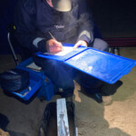 Russell recording another whiting for third place on 452cm Russell recording another whiting for third place on 452cm