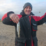 Equal second placed Shaun Bullock with his very welcome 22cm whiting Equal second placed Shaun Bullock with his very welcome 22cm whiting