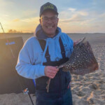 Matty with his first ever thornback ray Matty with his first ever thornback ray