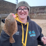 Match winner Tracey Cooper with one of her ten fish catch Match winner Tracey Cooper with one of her ten fish catch