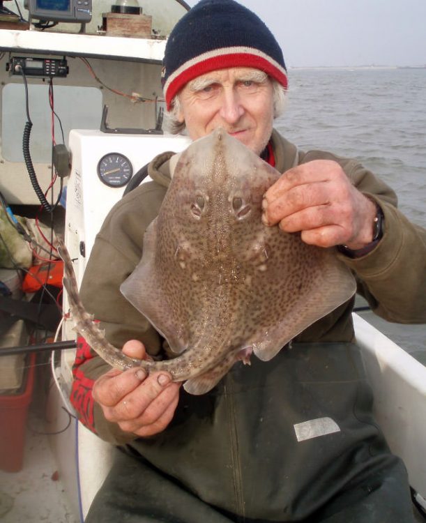 Kenneth Forrest with a ray