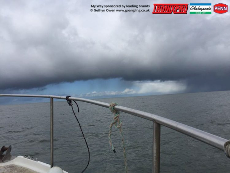 Storm clouds at sea