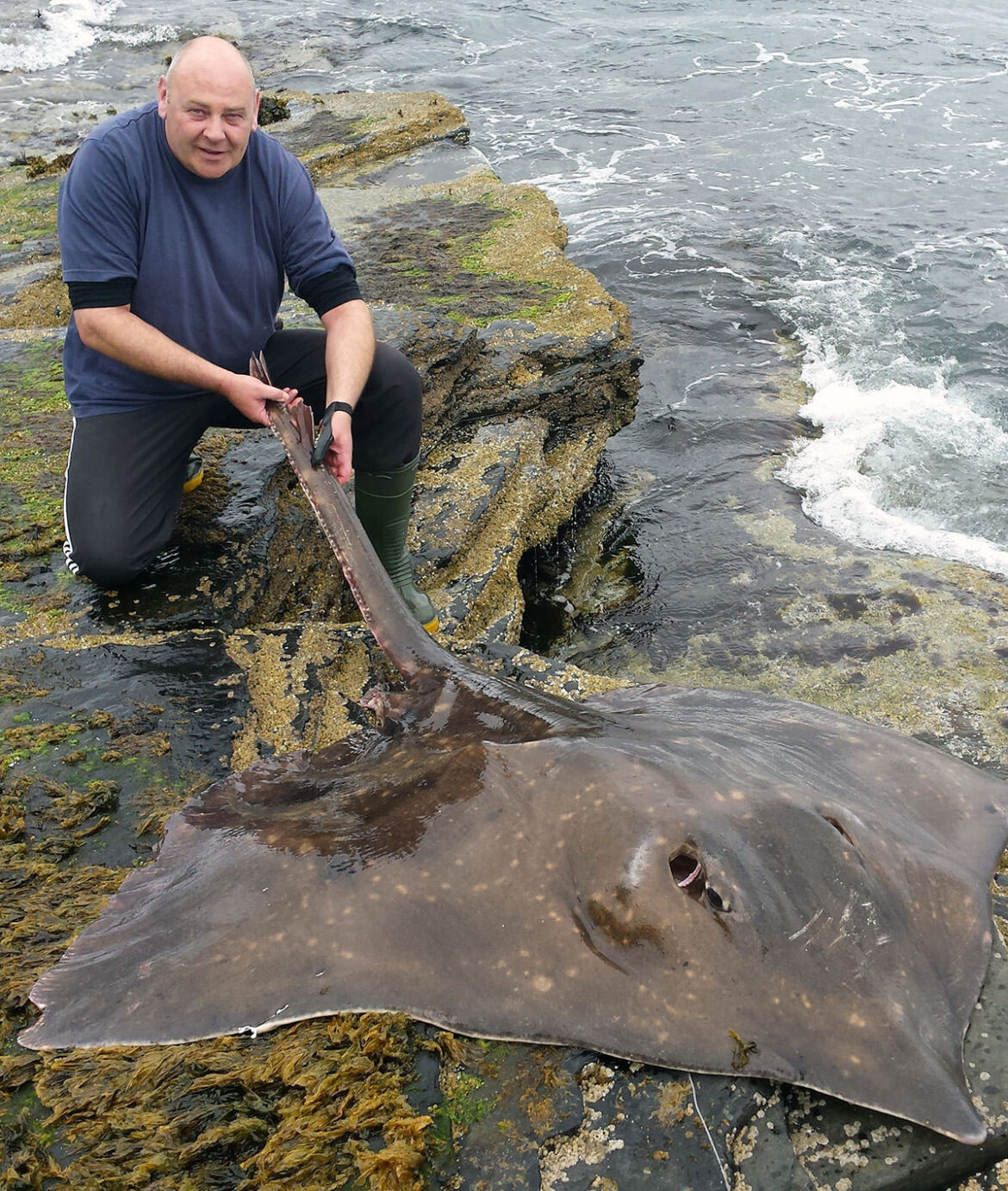 Craig with his skate