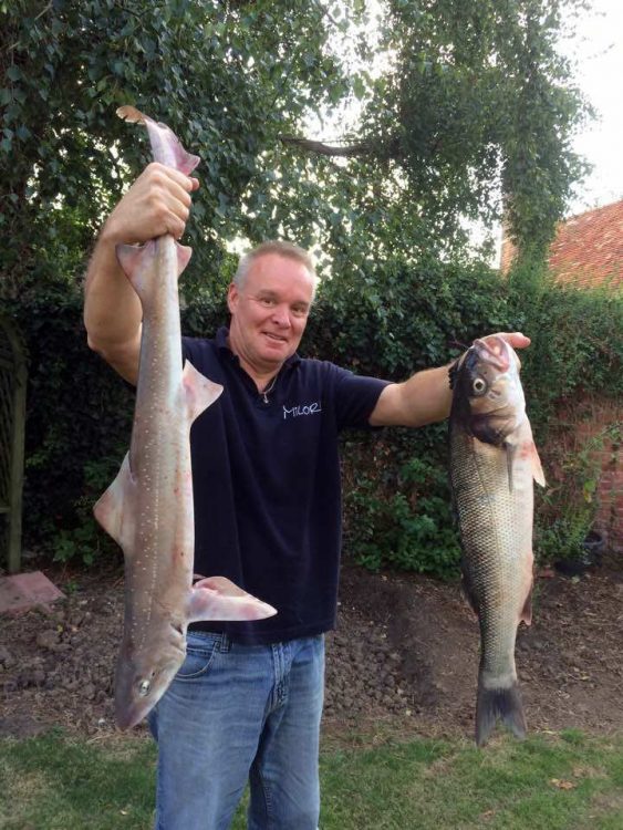 Local angler Neil Marples with part of his catch from his own boat Milore out of Titchmarsh Marina